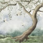 Miniatura fototapety Drzewo z Kwitnącymi Gałęziami
