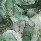 Miniatura fototapety Zielone wzory z żyłkami