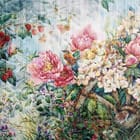 Miniatura fototapety Kwiaty i Liście na Gałęziach