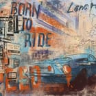 Miniatura fototapety Retro samochód i miejskie znaki