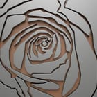 Miniatura fototapety Geometryczny wzór róży 3D