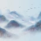 Miniatura fototapety Mglista górska panorama