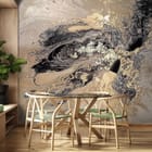 Miniatura fototapety Abstrakcyjne Wiry Fluid Art we wnętrzu kuchni