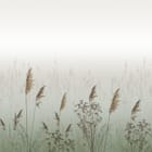 Miniatura fototapety Polne trawy w porannej mgle