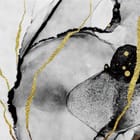 Miniatura fototapety Abstrakcyjne złote linie i plamy