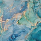 Miniatura fototapety Abstrakcyjne wzory w błękicie