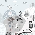 Miniatura fototapety Krajobraz górski dla dzieci