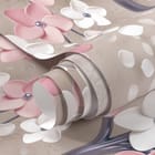 Miniatura fototapety Drzewo z różowymi kwiatami fragment #1