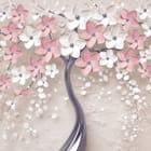 Miniatura fototapety Drzewo z różowymi kwiatami