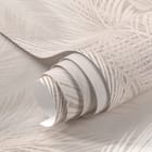 Miniatura fototapety Delikatne liście palmowe na tle fragment #1