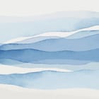 Miniatura fototapety Abstrakcyjne niebieskie fale