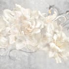 Miniatura fototapety Białe Piwonie z Ornamentami