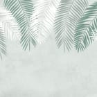 Miniatura fototapety Liście palmowe na jasnym tle