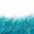 Miniatura fototapety Abstrakcyjne Niebieskie Liście