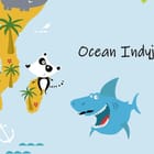 Miniatura fototapety Mapa świata dla dzieci fragment #2