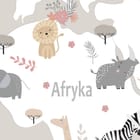 Miniatura fototapety Mapa świata dla dzieci z kontynentami fragment #1