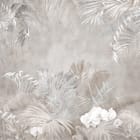 Miniatura fototapety Tropikalne liście i orchidee