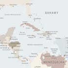 Miniatura fototapety Mapa świata z kontynentami fragment #2