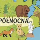 Miniatura fototapety Ilustracyjna mapa świata dla dzieci fragment #1