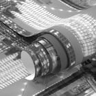 Miniatura fototapety Most nad rzeką nocą fragment #1