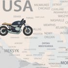 Miniatura fototapety Mapa świata z pojazdami fragment #2