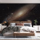 Miniatura fototapety Galaktyka spiralna w kosmosie we wnętrzu sypialni