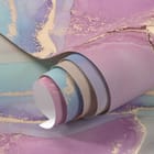 Miniatura fototapety Kolorowe Plamy w Fiolecie i Niebieskim fragment #1