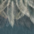 Miniatura fototapety Liście palmowe na ciemnym tle