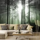 Miniatura fototapety Promienie słońca w gęstwinach leśnych we wnętrzu kuchni