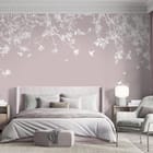 Miniatura fototapety Sakura i Gałęzie Drzewa we wnętrzu sypialni