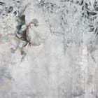 Miniatura fototapety Kwiatowe Murale z Delikatnymi Liśćmi