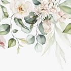 Miniatura fototapety Róże i liście na gałęziach