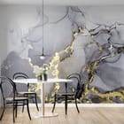 Miniatura fototapety Abstrakcyjne wzory z żyłkami we wnętrzu kuchni