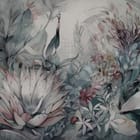 Miniatura fototapety Egzotyczne kwiaty i liście