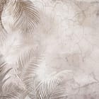 Miniatura fototapety Liście palmowe na tle ściany