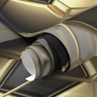 Miniatura fototapety Złota Piłka w Siatce fragment #1