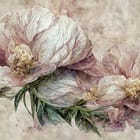 Miniatura fototapety Egzotyczne kwiaty w pastelach