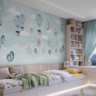 Miniatura fototapety Balony i Postacie na Niebie we wnętrzu pokoju dziecka