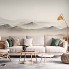 Miniatura fototapety Górzysty krajobraz z wydmami we wnętrzu salonu