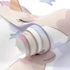 Miniatura fototapety Jednorożec w pastelowych chmurach fragment #1