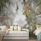 Miniatura fototapety Zwierzęta w tropikalnym lesie we wnętrzu pokoju dziecka