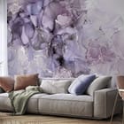 Miniatura fototapety Abstrakcja w fioletowych tonach we wnętrzu salonu