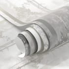 Miniatura fototapety Leśna mgła i wysokie drzewa fragment #1