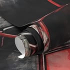 Miniatura fototapety Piłka Nożna w Czerwono-Czarnych Barwach fragment #1