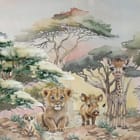 Miniatura fototapety Młode zwierzęta na sawannie