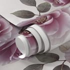 Miniatura fototapety Gałąź z różowymi różami fragment #1