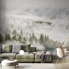 Miniatura fototapety Leśny krajobraz w gęstej mgle we wnętrzu salonu