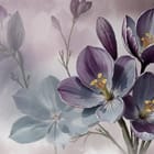 Miniatura fototapety Polne kwiaty w fioletowych odcieniach