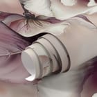 Miniatura fototapety Biała róża z różowymi pąkami fragment #1