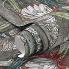 Miniatura fototapety Kwiaty i Pnącza na Ciemnym Tle fragment #1